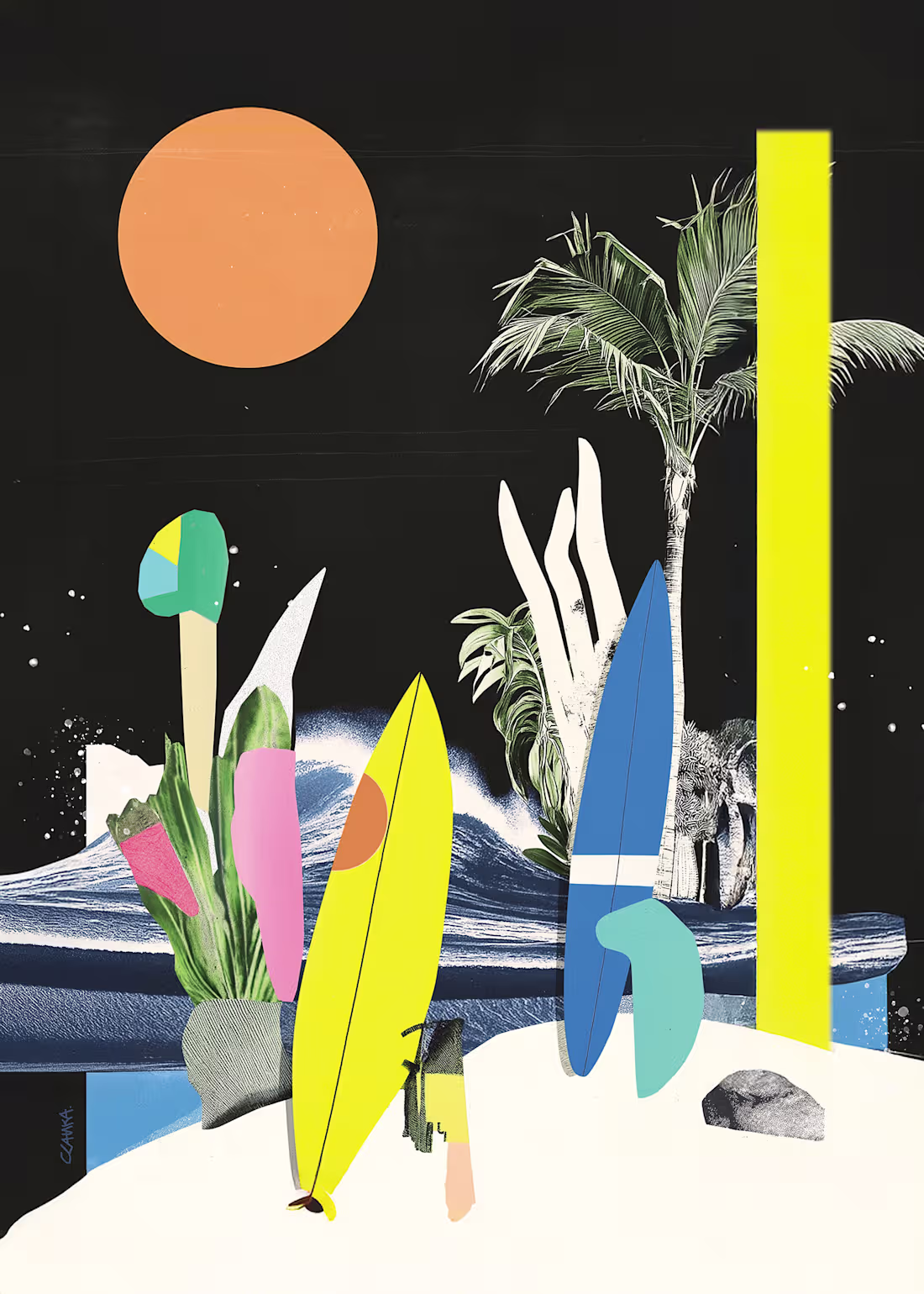 Cover image for Collage Art Posters - gift for friends, 2025