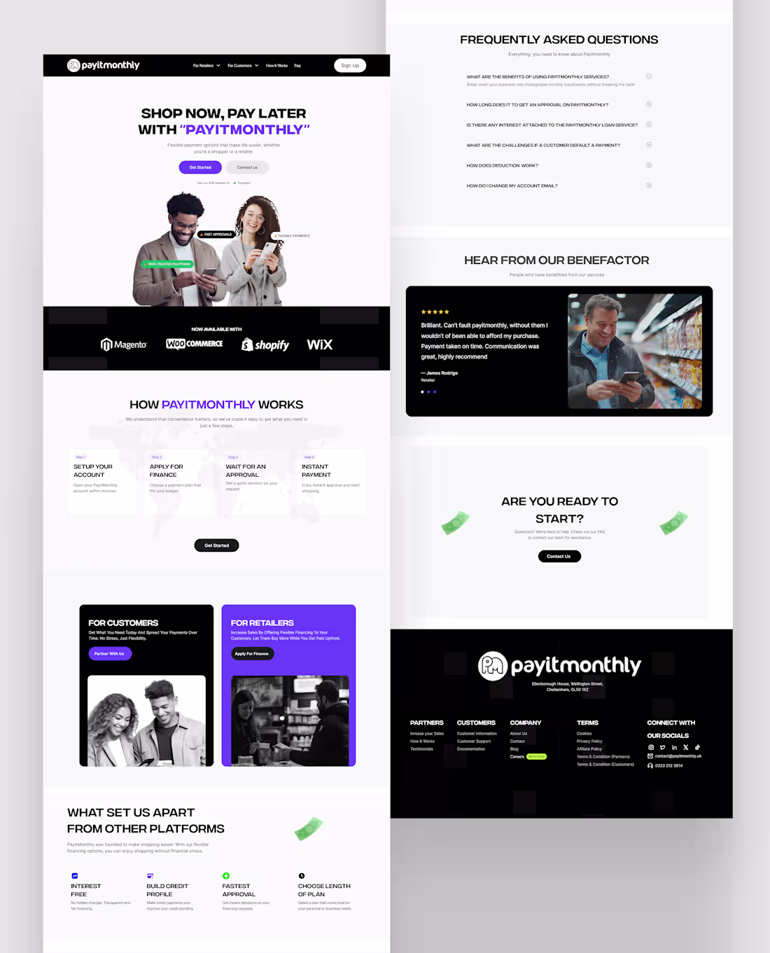 Cover image for Payitmonthly Website Redeisn