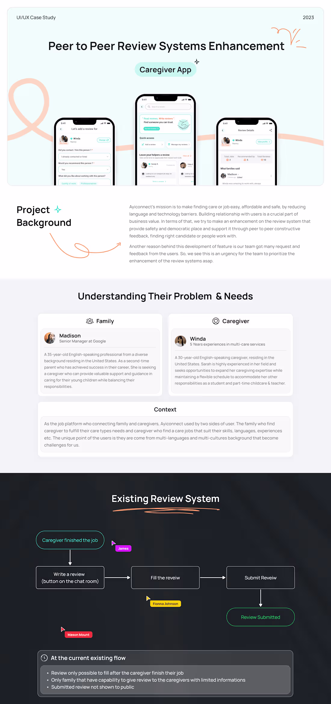 Cover image for Peer to Peer Review Systems Enhancement on Caregiver App