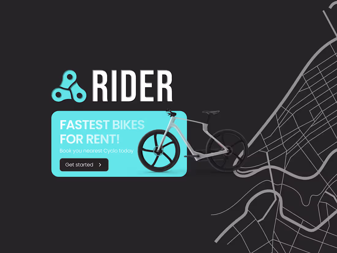 Cover image for RIDER-Bicycle rental application