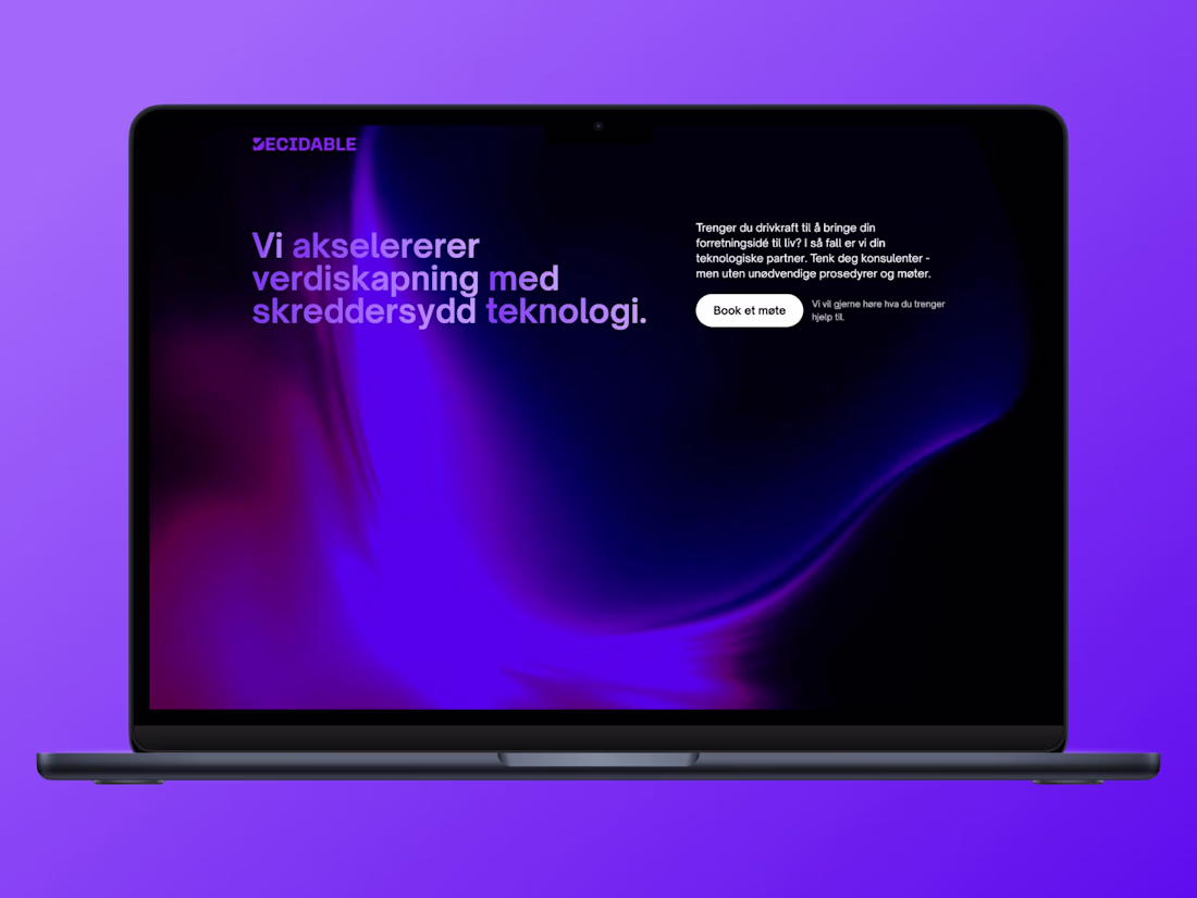 Cover image for Company website