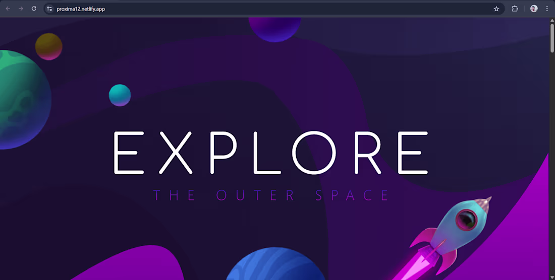 Cover image for Proxima – NASA Space Apps 2025 Galactic Winner