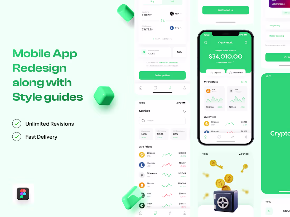 Cover image for You will get bank app, fintech bank app, trading app, wallet app