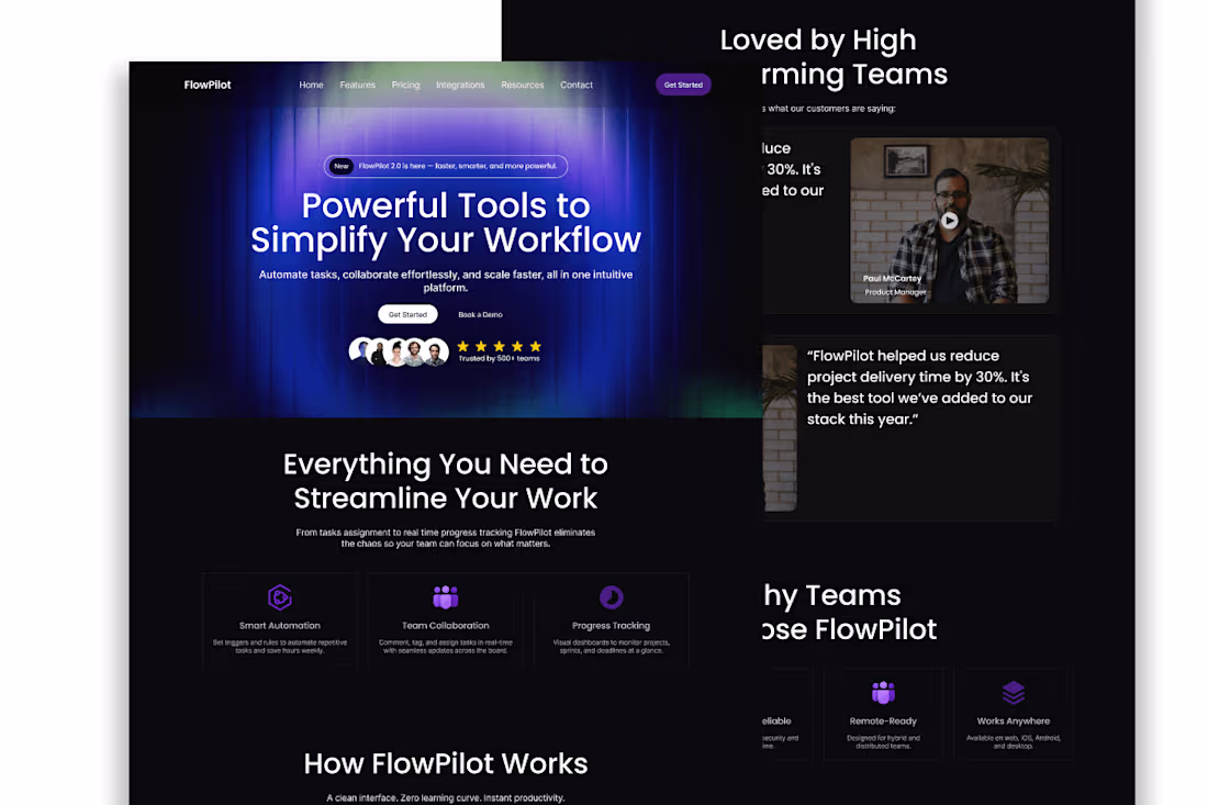 Cover image for FlowPilot – Streamlining Team Workflows for Scale