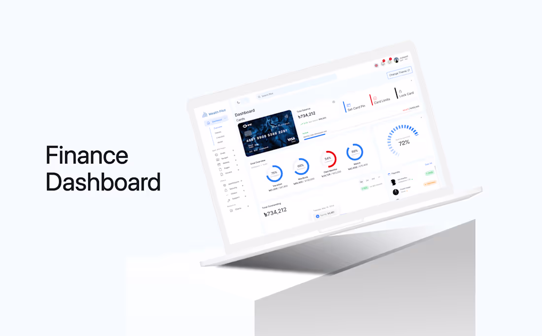 Cover image for Finance Dashboard — Wealth Pilot