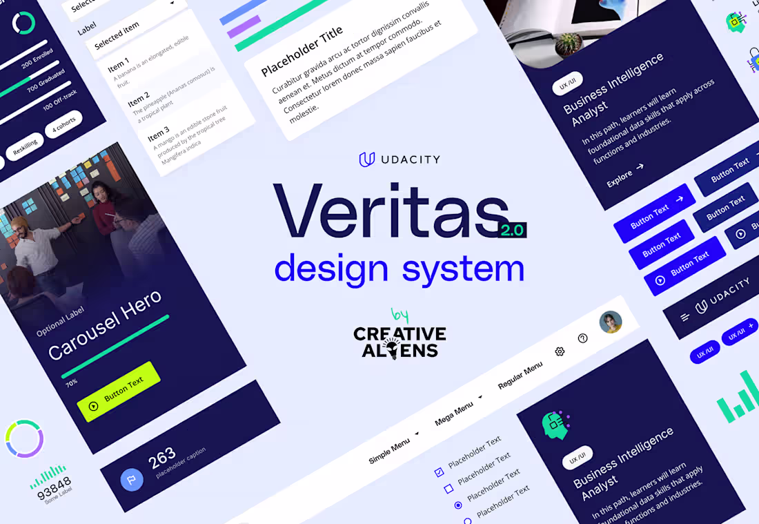 Cover image for Veritas Design System Case Study | Udacity