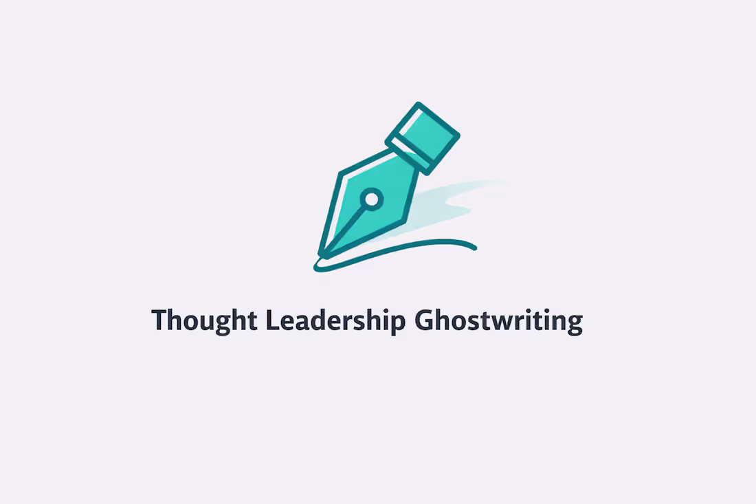 Cover image for Thought Leadership Ghostwriting