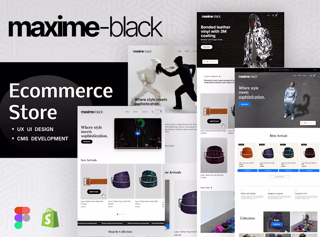 Cover image for Fashion E-commerce UI/UX & Shopify Development