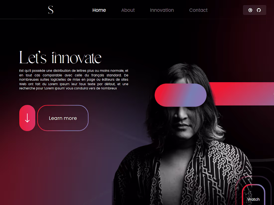 Cover image for Responsive landing page