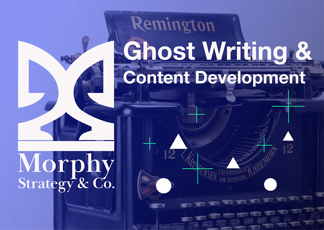 Cover image for Ghost Writing & Content Development