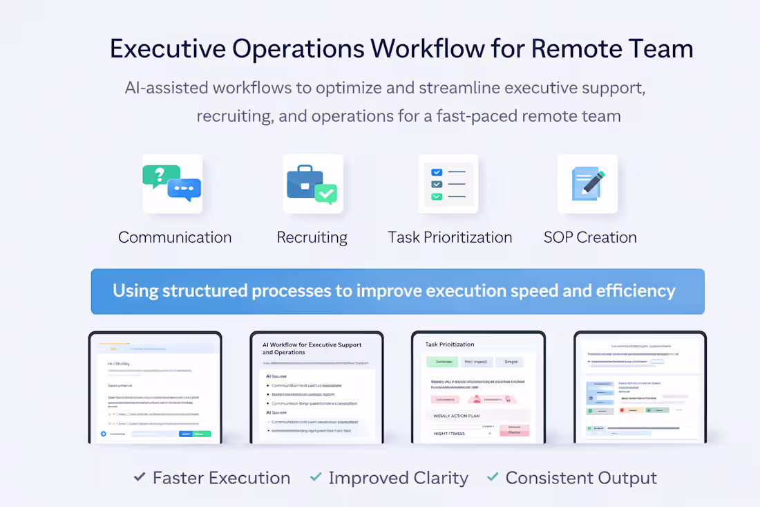 Cover image for Executive operations workflow 