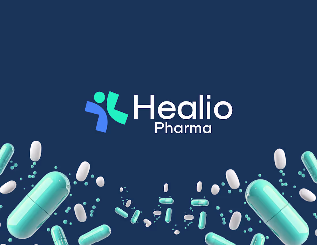 Cover image for Healio Pharma Brand Identity