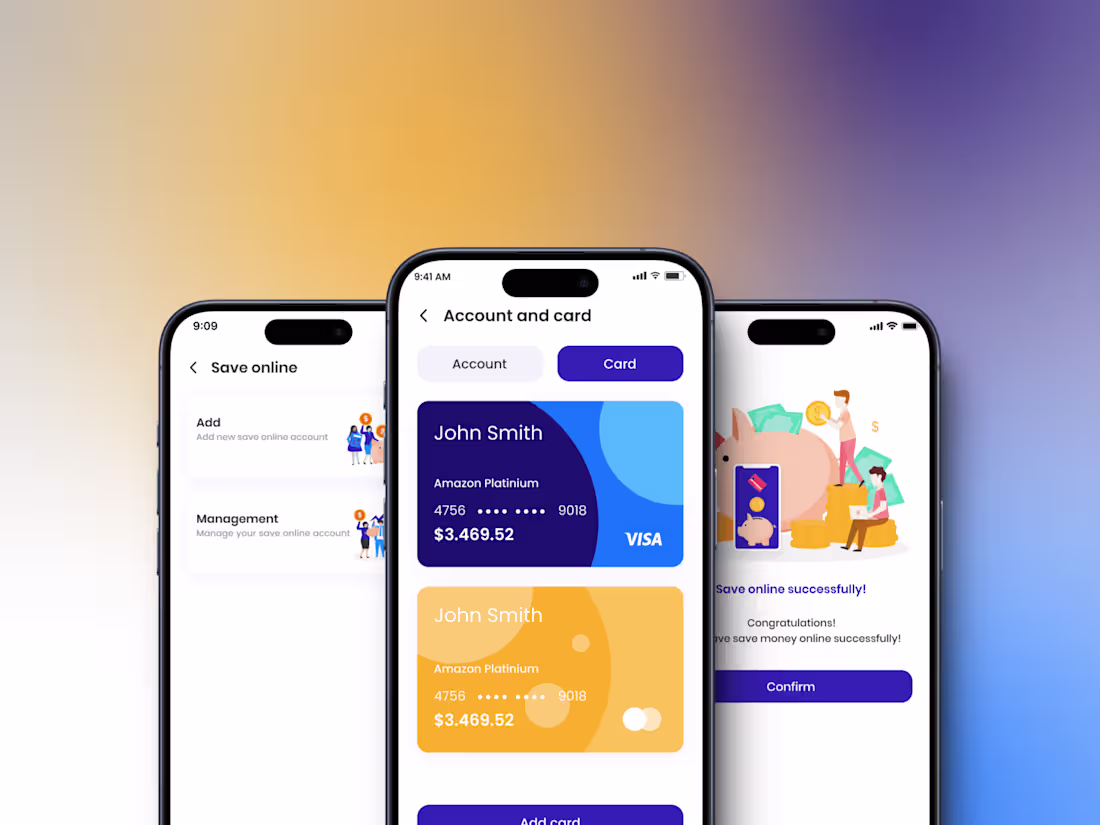 Cover image for Mobile App Design for Banking App