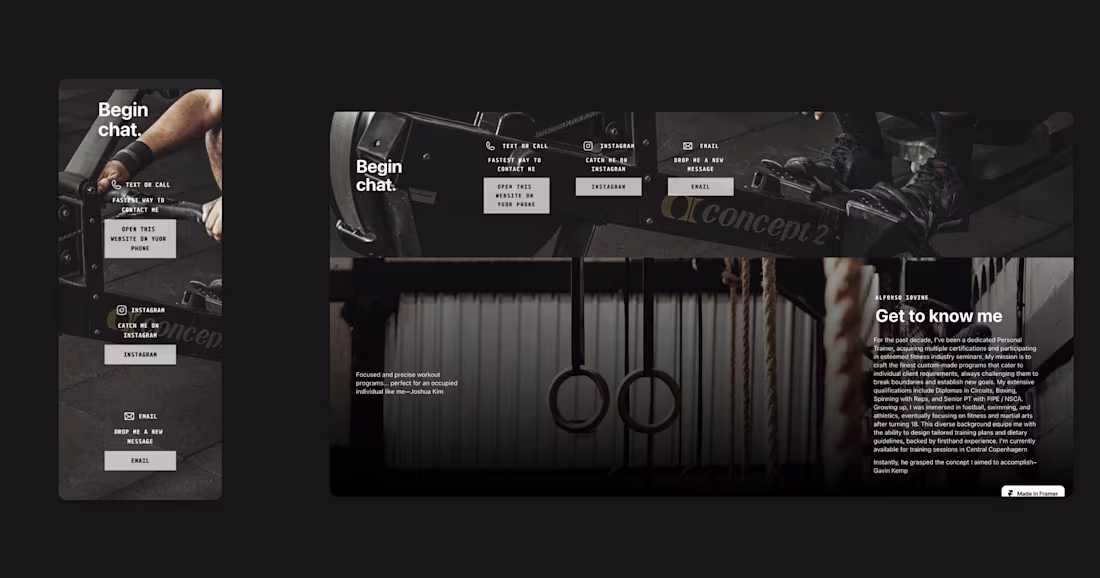 Cover image for CrossFit membership website - Framer Template