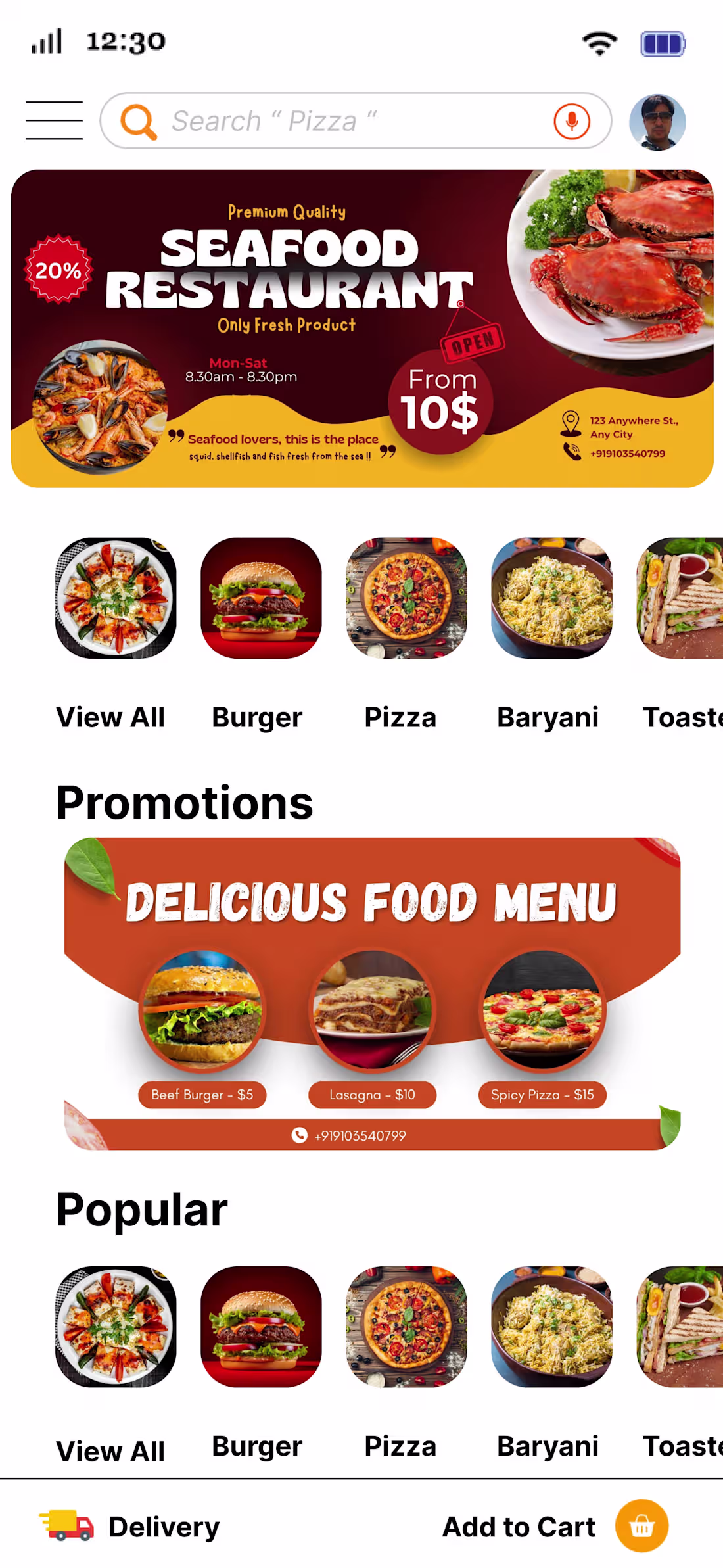 Cover image for Home screen Ui design | App design | Mobile app UI design he...