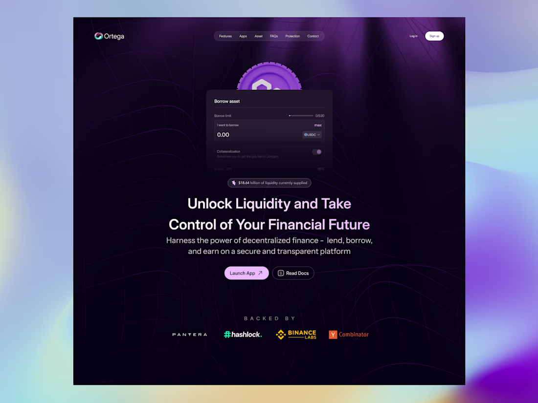 Cover image for Designing Financial Freedom in Decentralized Finance for Ortega