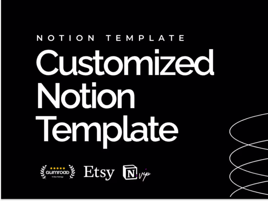 Cover image for Custom Notion Template