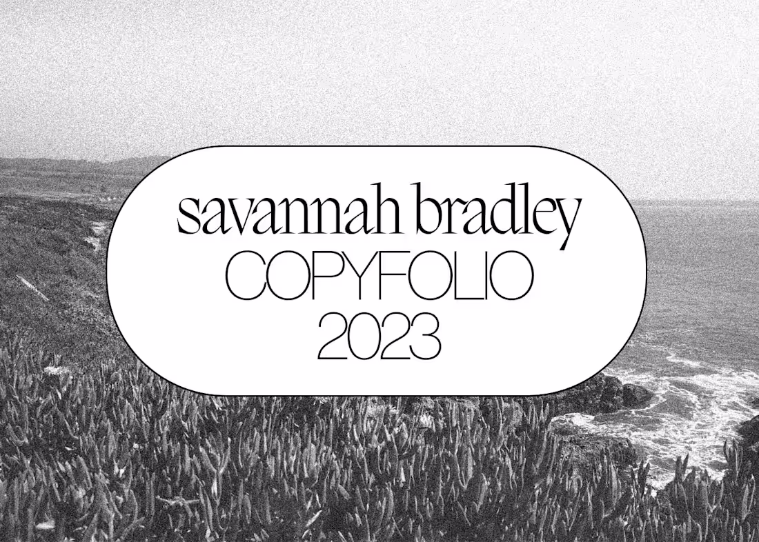 Cover image for Copywriting Portfolio | 2023