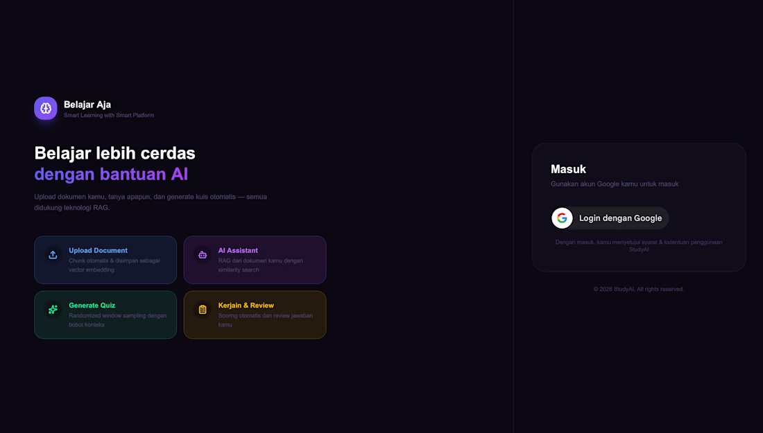Cover image for A RAG-based document learning platform