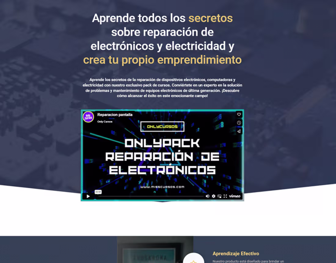 Cover image for Landingpage Onlycursos | Behance :: Behance