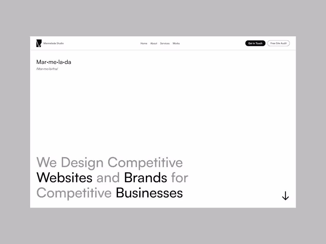 Cover image for Marmelada Studio Agency Website