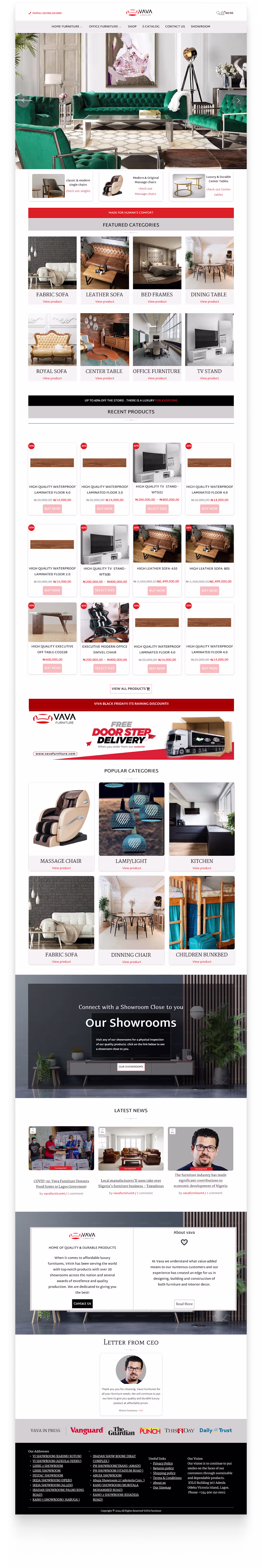Cover image for redesign of vava furnitures
