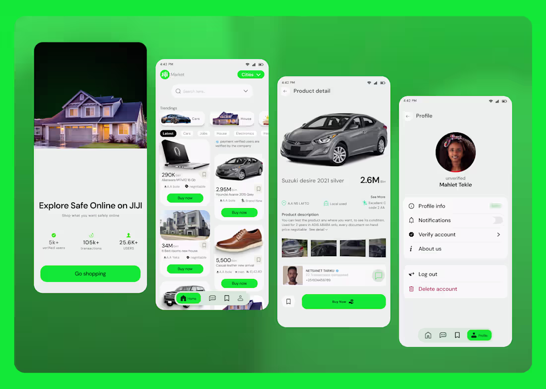 Cover image for E-commerce mobile app design