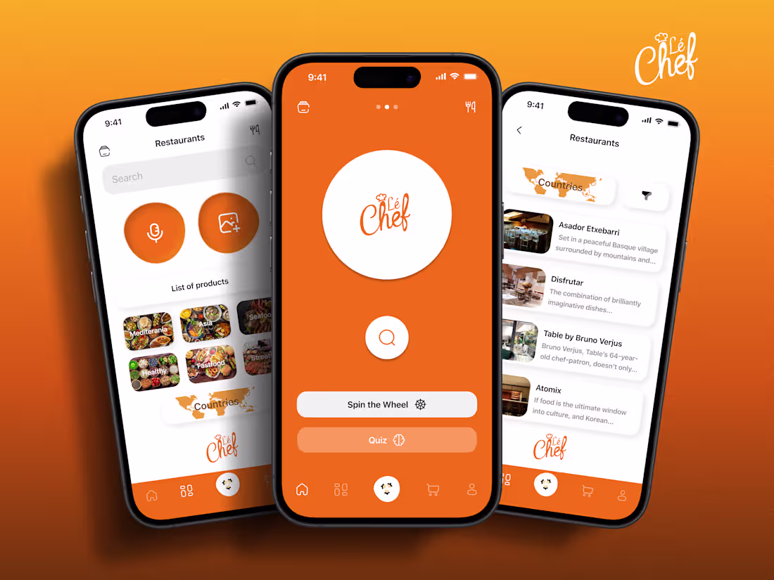 Cover image for Le Chef: Culinary App Design