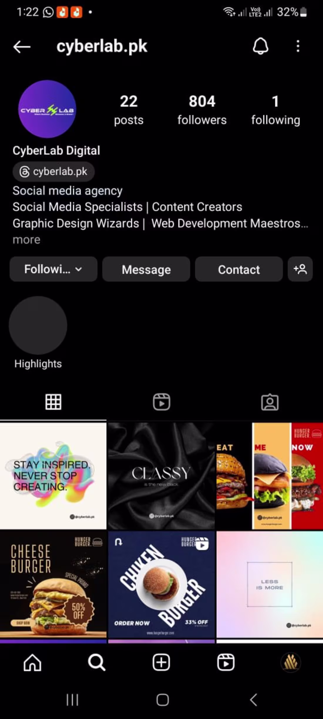 Cover image for Cyber Lab Social Media Management