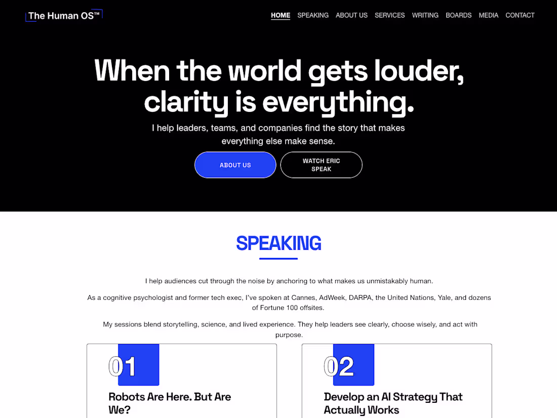 Cover image for The Human OS™