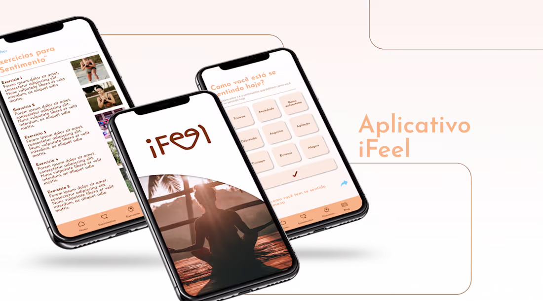 Cover image for Case Study - App iFeel on Behance