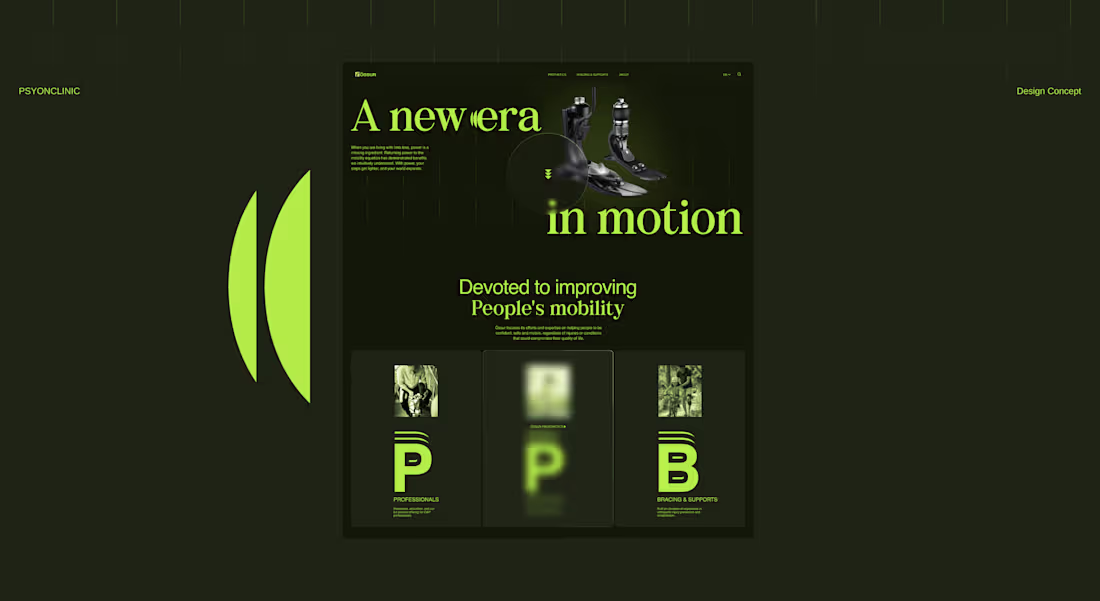 Cover image for OSSUR DESIGN