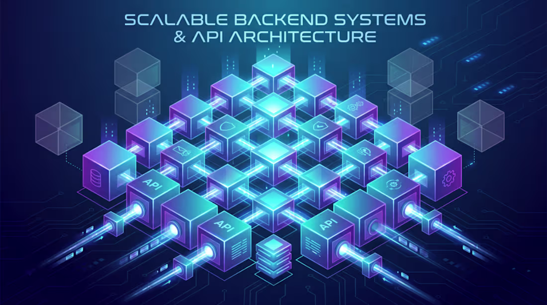 Cover image for Scalable Backend Systems & API Architecture