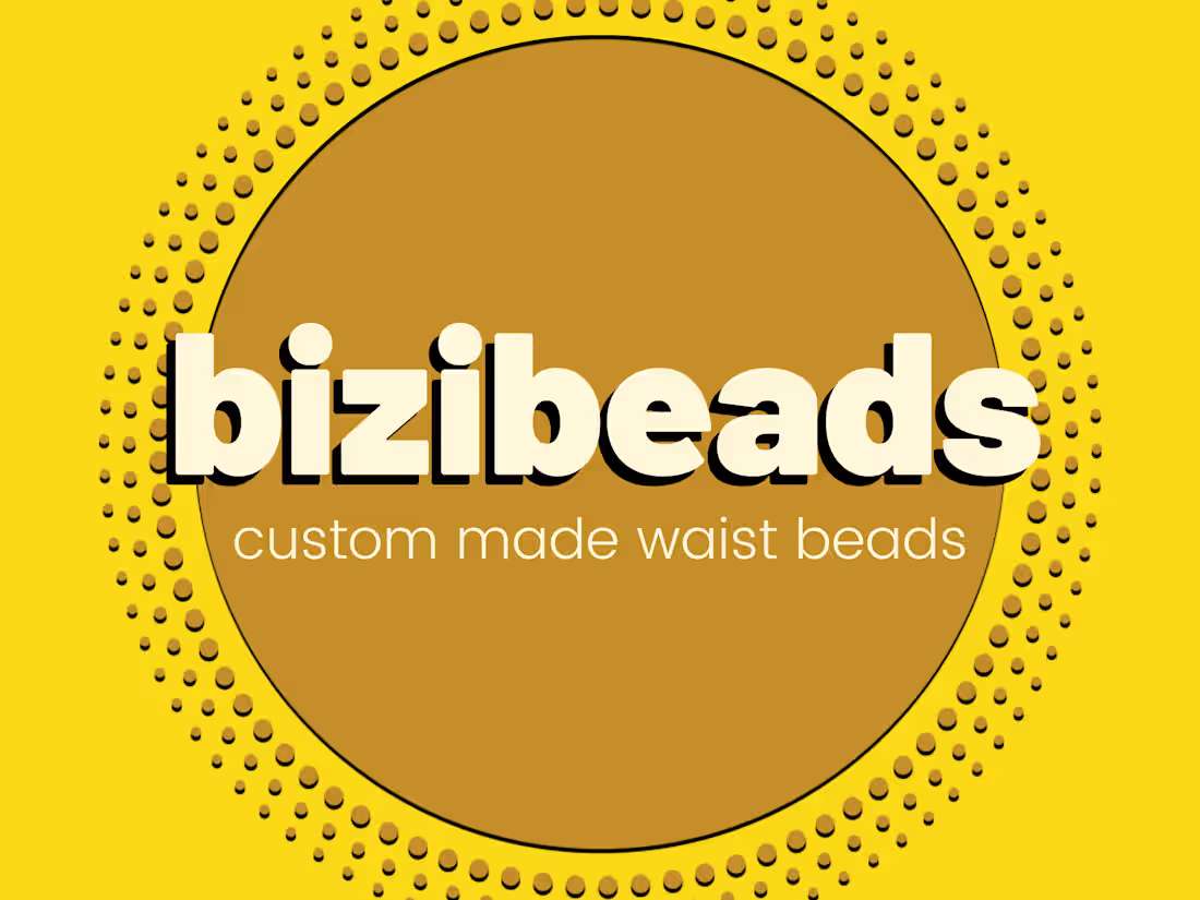 Cover image for bizibeads custom made waist beads