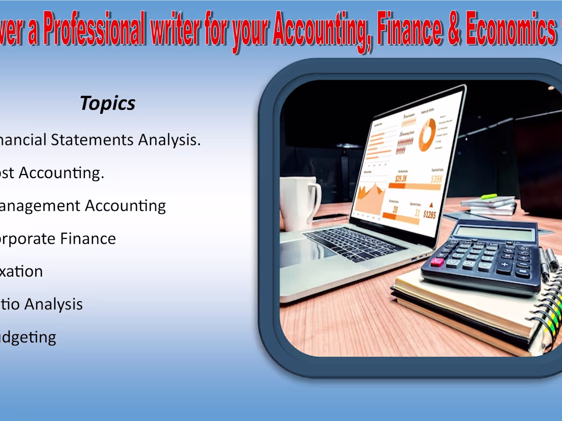 Cover image for Freelance Accounting/Finance tutor