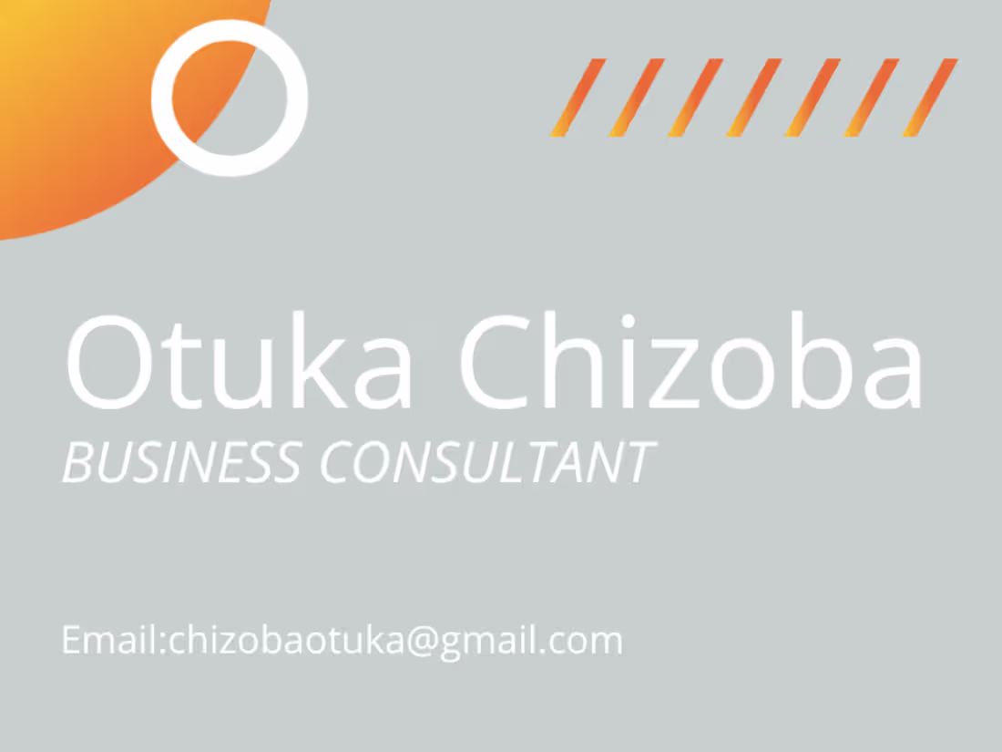 Cover image for Business Consultant