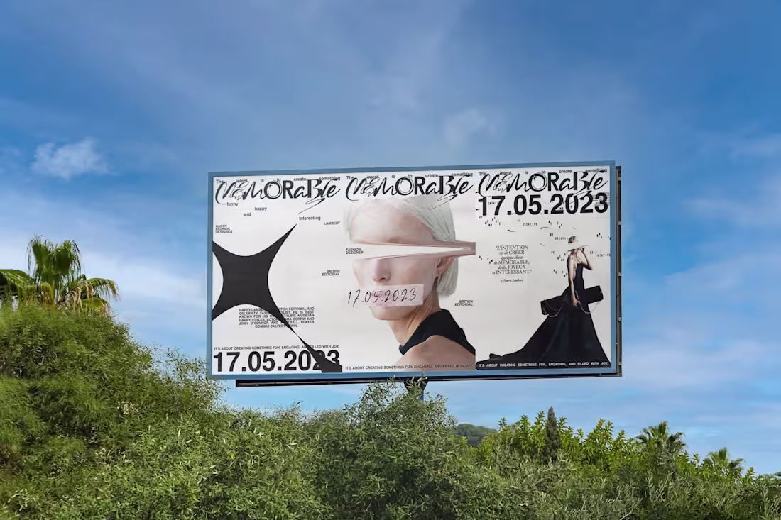 Cover image for Memorable — Poster Design