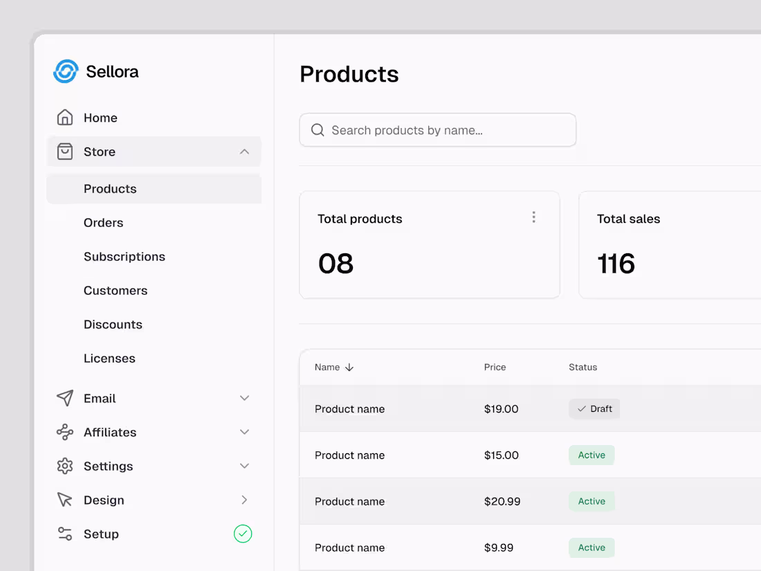 Cover image for Products page