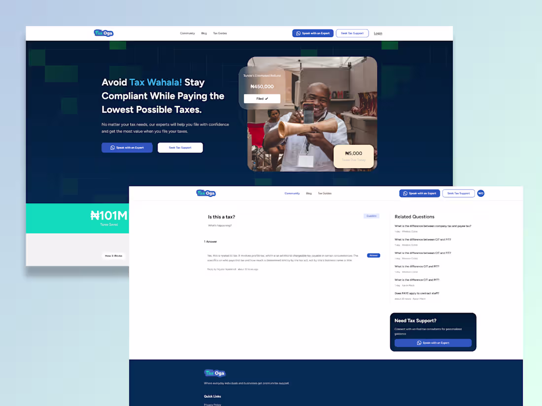 Cover image for Development of TaxOga MVP