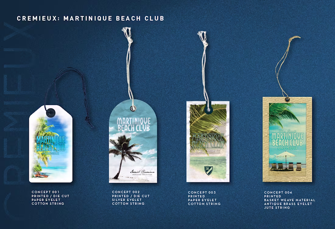 Cover image for Cremieux Hang Tags