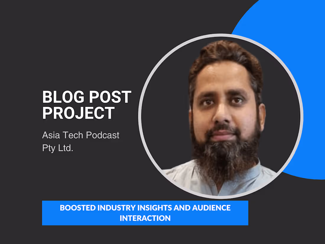 Cover image for Blog Writing for Podcast