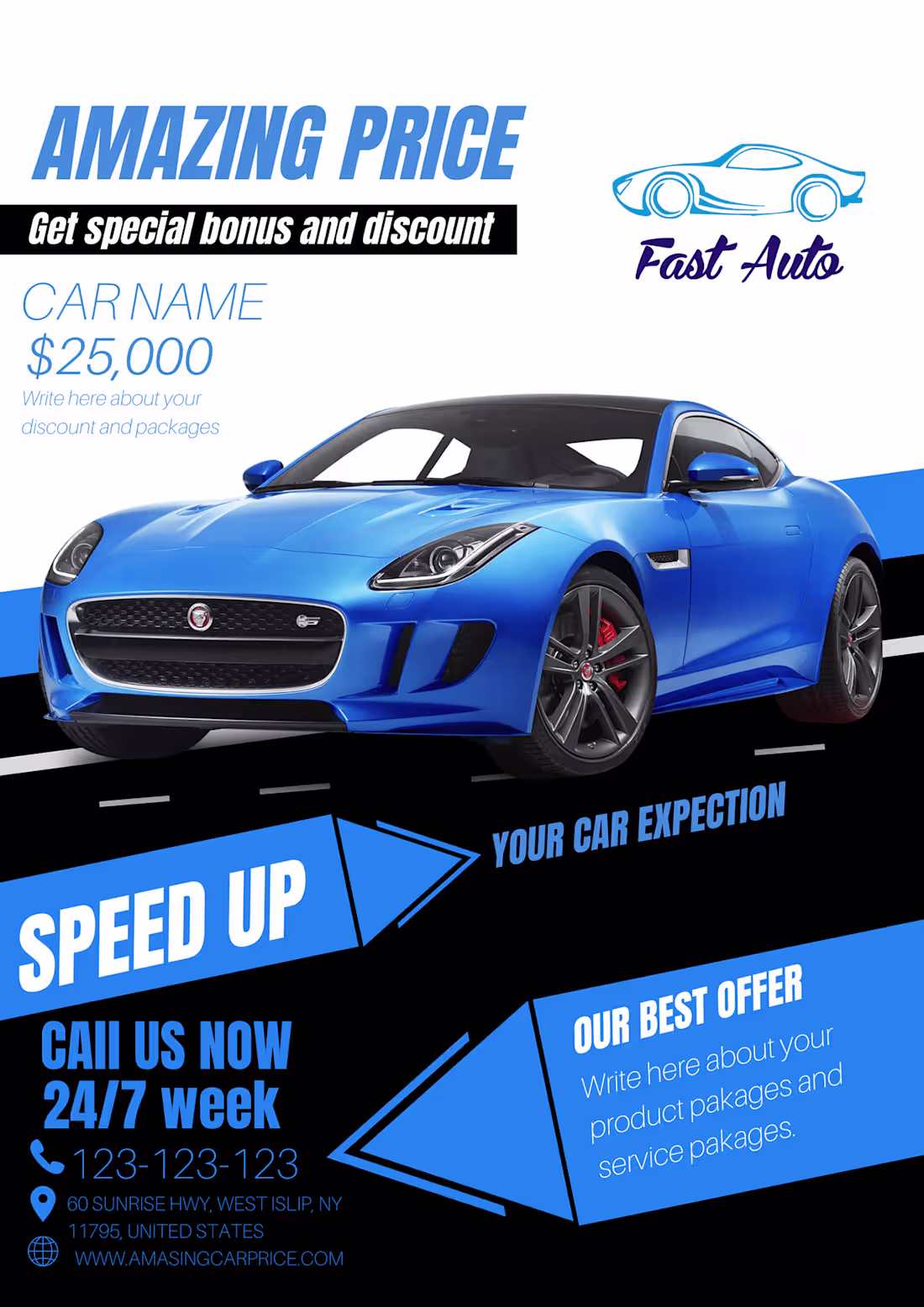 Cover image for Car flyer. on Behance