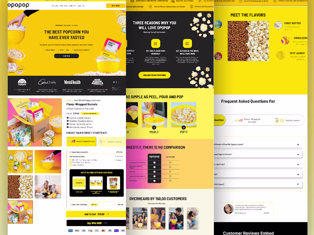 Cover image for High converting landing page 