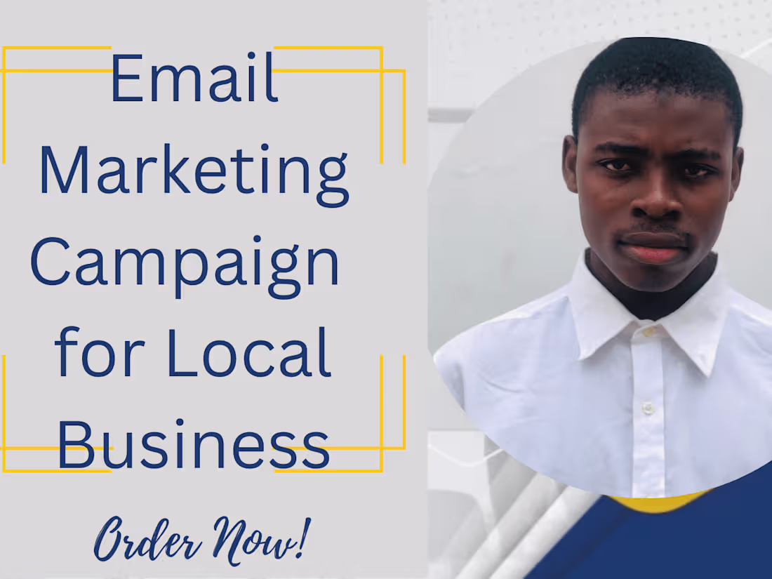 Cover image for Email Marketing Campaign for Local Business