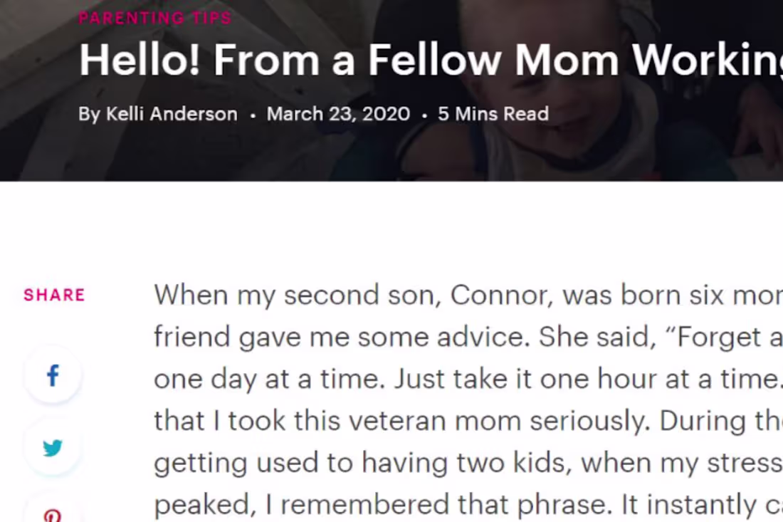 Cover image for Sittercity Article