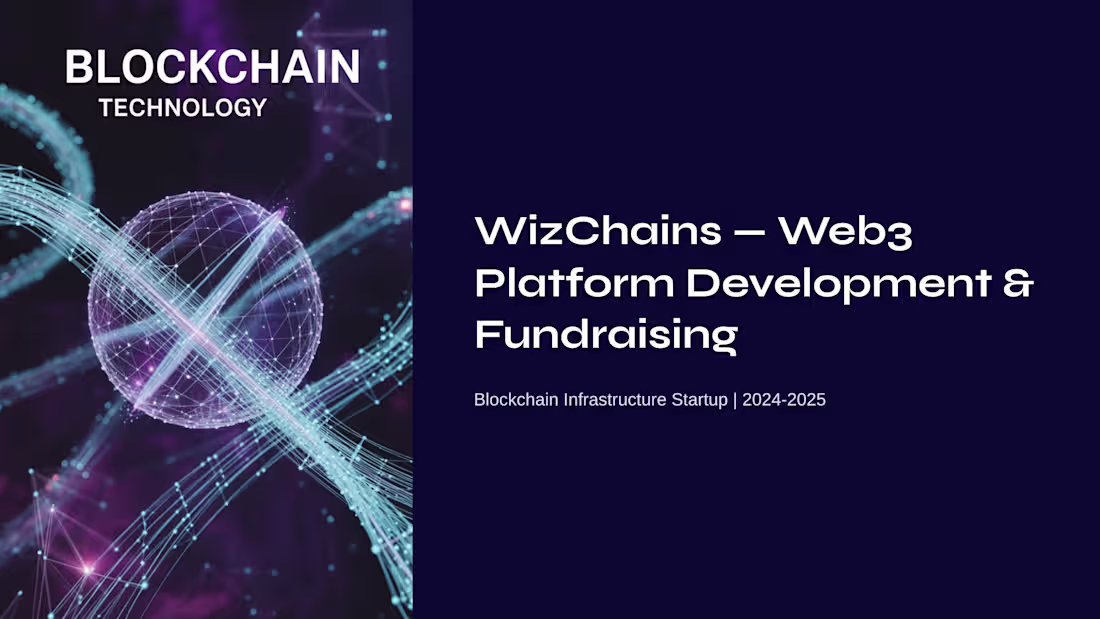 Cover image for WizChains — Web3 Platform Development & Fundraising