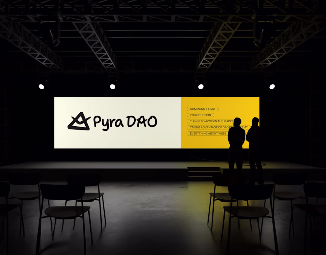 Cover image for Pyra DAO Brand Identity Design