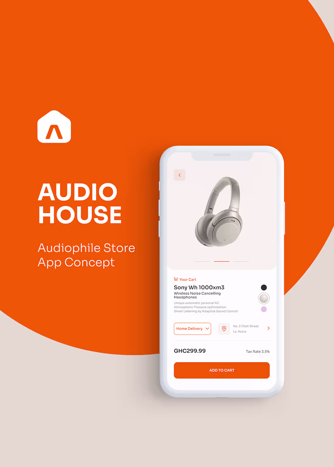 Cover image for AUDIO HOUSE (Audiophile Store App Concept) :: Behance
