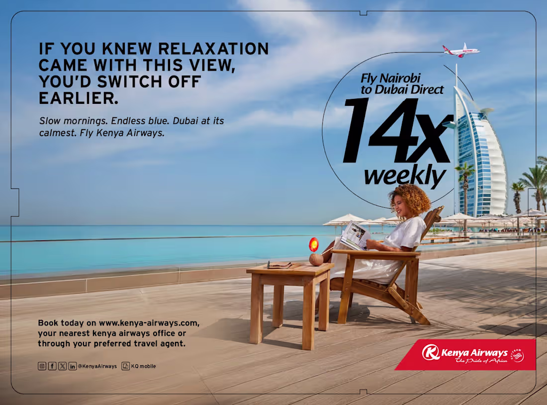 Cover image for An execution of content I created for a Kenya Airways X Duba...