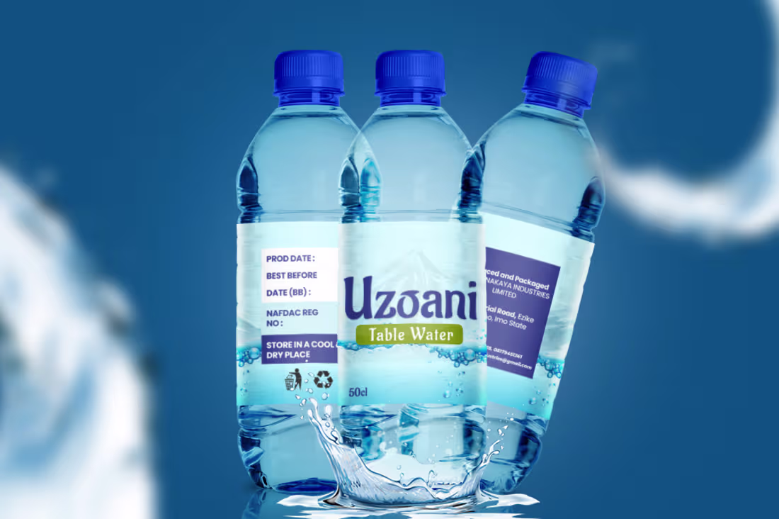 Cover image for Uzoani Table Water - Product Packaging